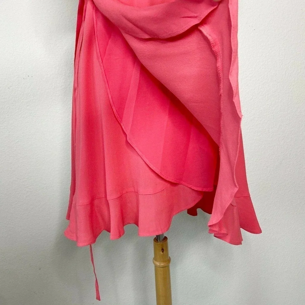 Cupcakes and Cashmere Morena Ruffle Wrap Dress - Picture 8 of 12
